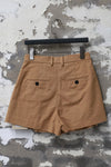 INTO THE EAST 25 Autumn/Winter Grainy Layered Short Casual Pants ITE-E1DGSS027CM20PT-TUO Camel